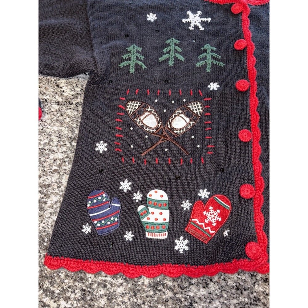 Vintage Basic Editions Black And Red Holiday Card… - image 5